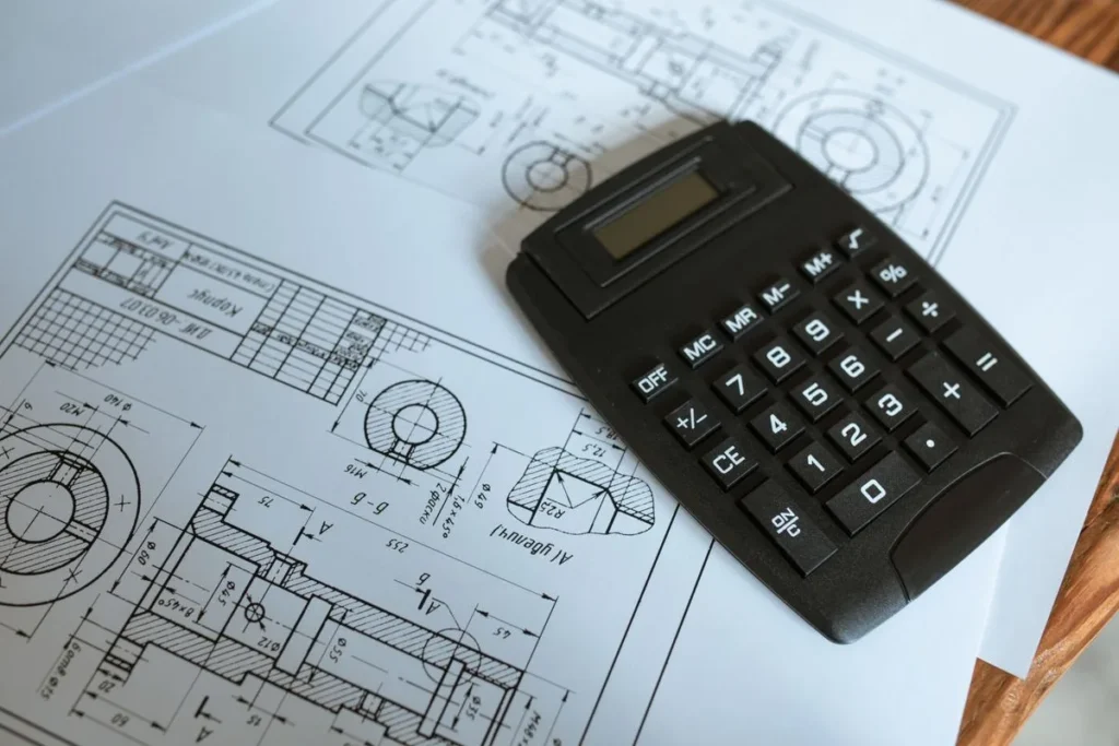 Calculatrice et plans pour l’estimation d’un projet