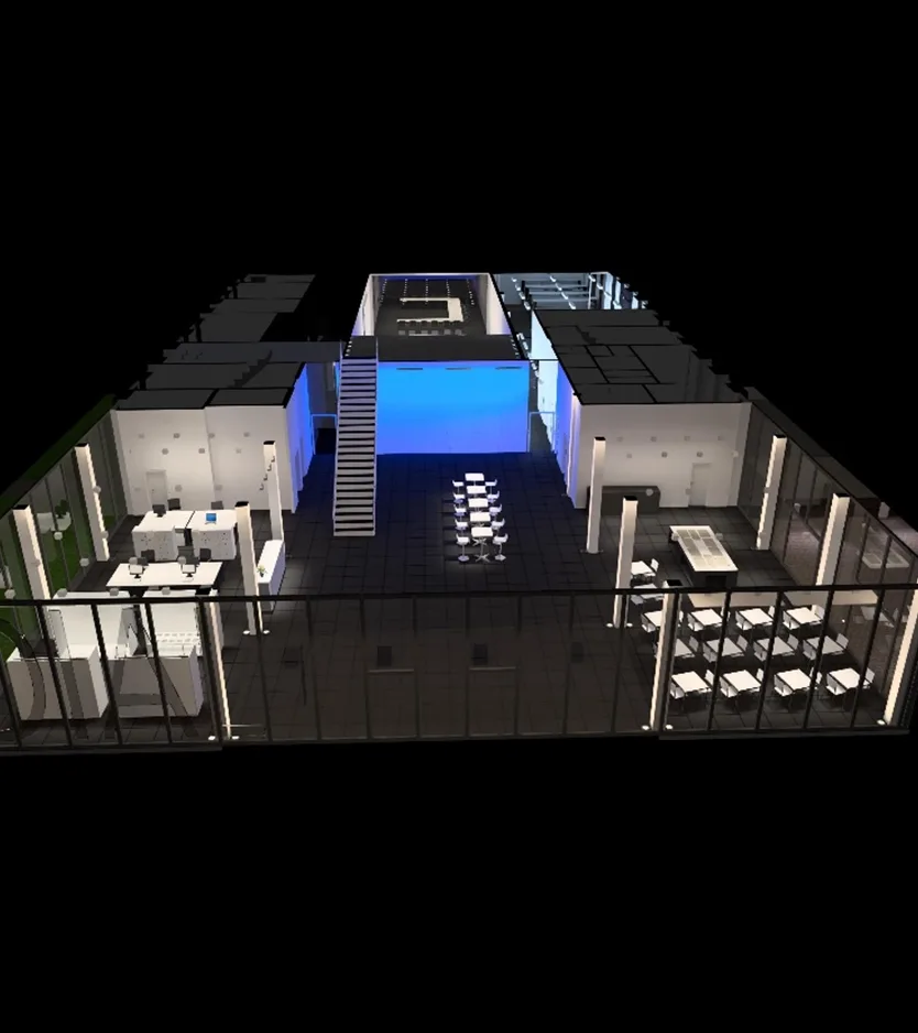 Simulation d’éclairage d’un bâtiment dans DIALux