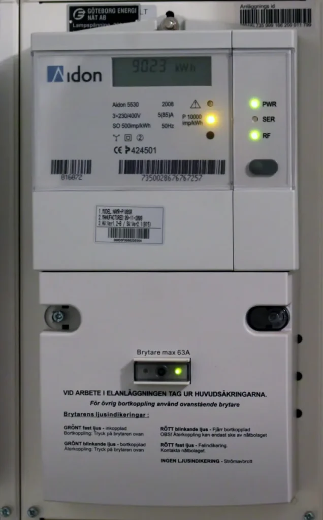 Compteur électronique de mesure de l’énergie électrique