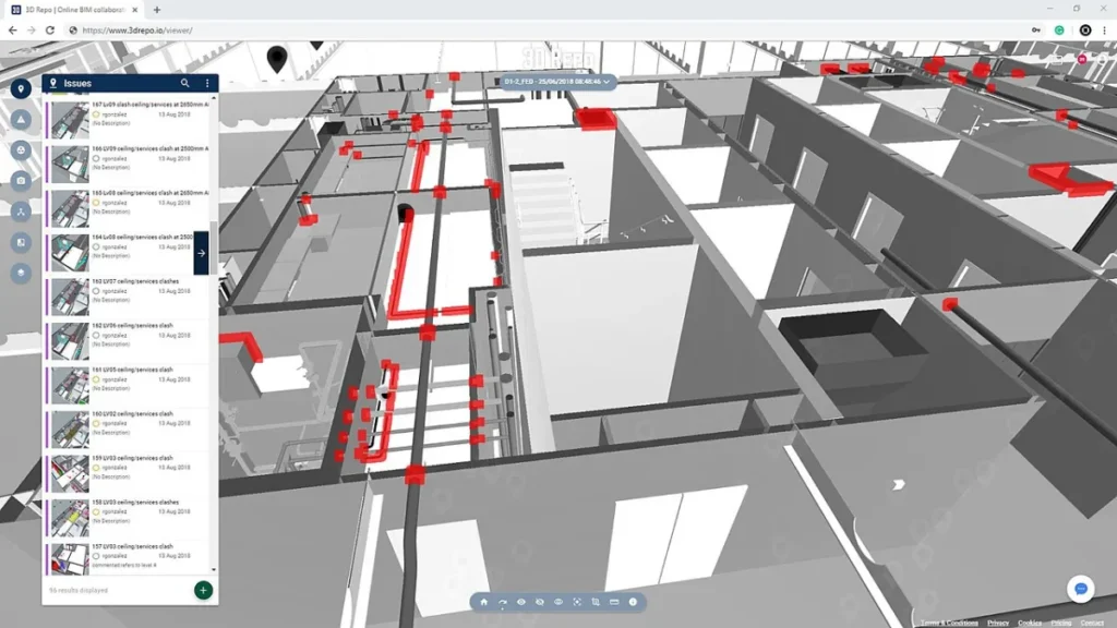 Coordination des réseaux dans une maquette de bâtiment