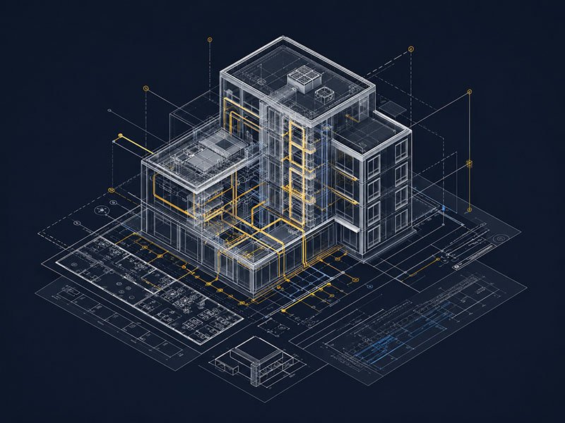 Plan de coordination BIM des installations techniques