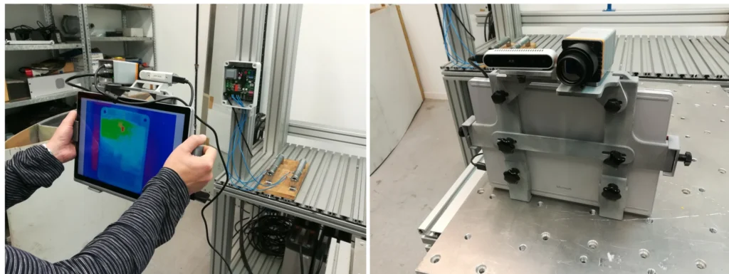 Dispositif de mesure et visualisation thermique pour le diagnostic d’une installation.